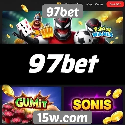 Variedade de jogos disponíveis no site 97bet